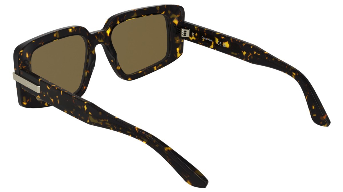 Sunglasses Calvin Klein CK25533S (240) color havana shape rectangle lenses brown