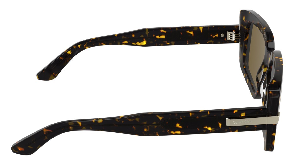 Sunglasses Calvin Klein CK25533S (240) color havana shape rectangle lenses brown