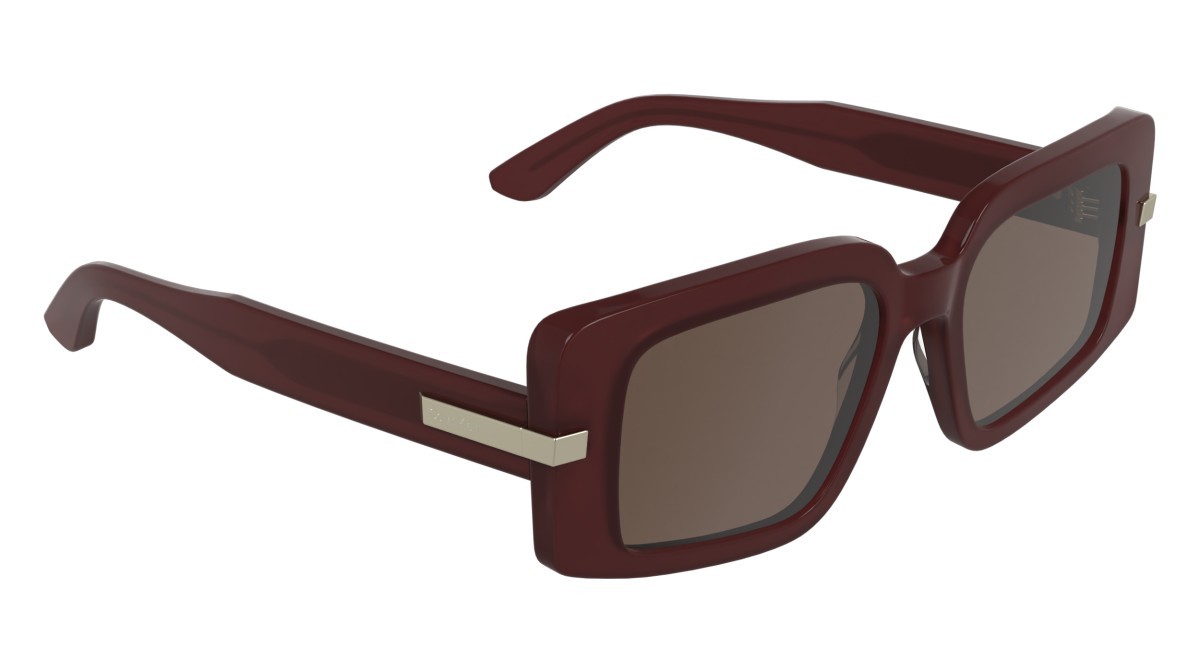Sunglasses Calvin Klein CK25533S (605) color opaline burgundy shape rectangle lenses solid wine