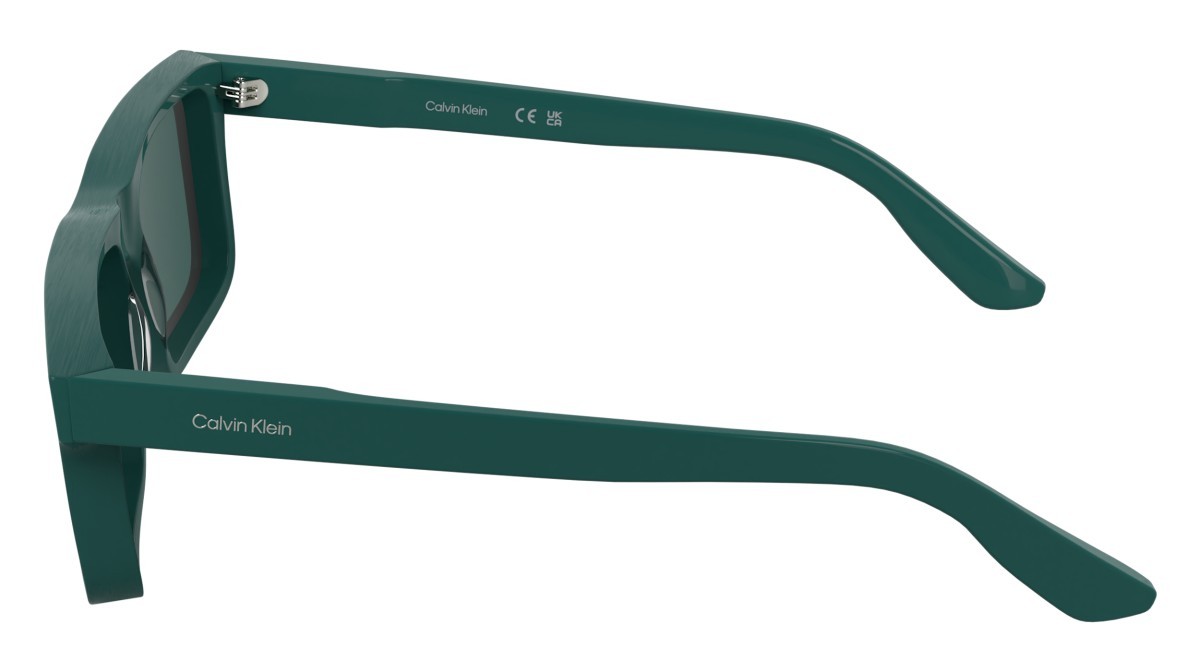 Sunglasses Calvin Klein CK25535S (432) color petrol shape rectangle lenses solid petrol