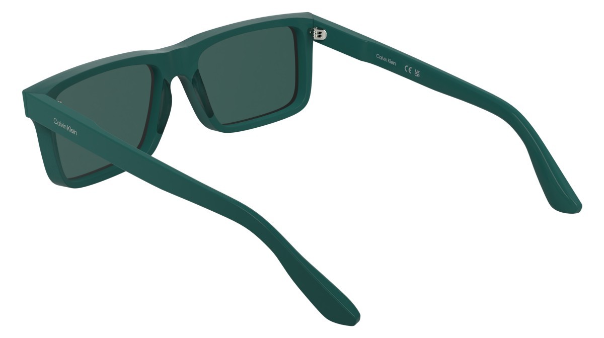 Sunglasses Calvin Klein CK25535S (432) color petrol shape rectangle lenses solid petrol