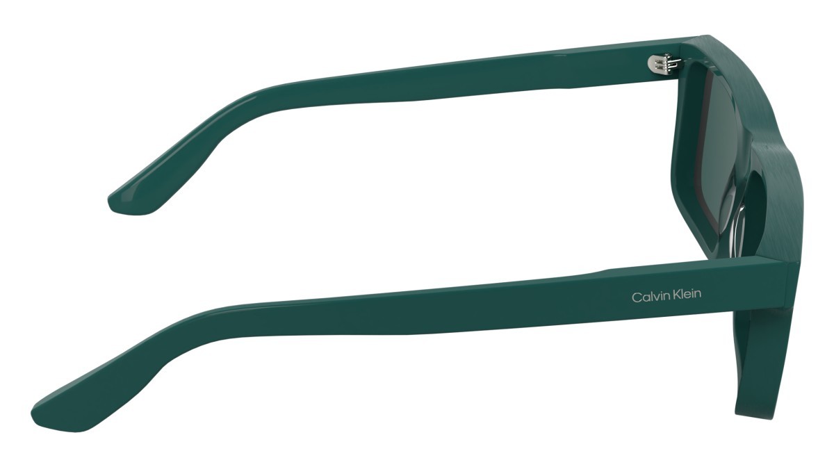 Sunglasses Calvin Klein CK25535S (432) color petrol shape rectangle lenses solid petrol