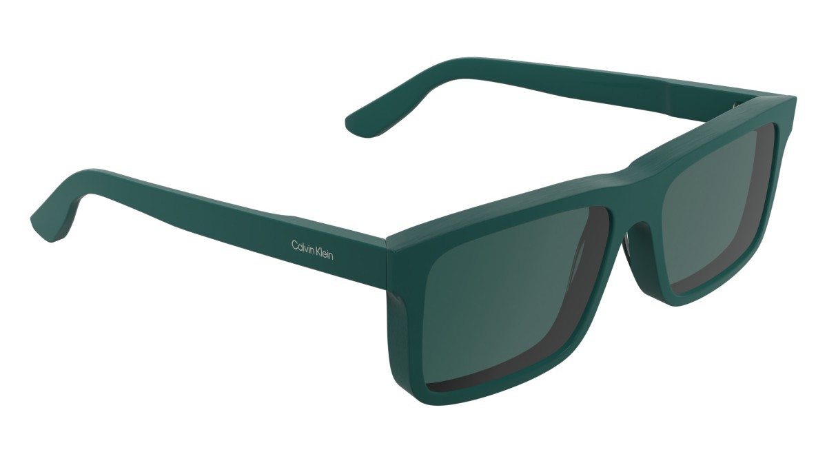 Sunglasses Calvin Klein CK25535S (432) color petrol shape rectangle lenses solid petrol