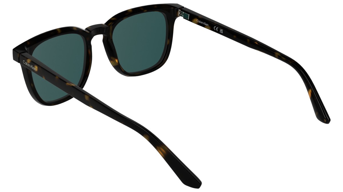 Sunglasses Calvin Klein CK25536S (235) color dark havana shape pantos lenses solid blue