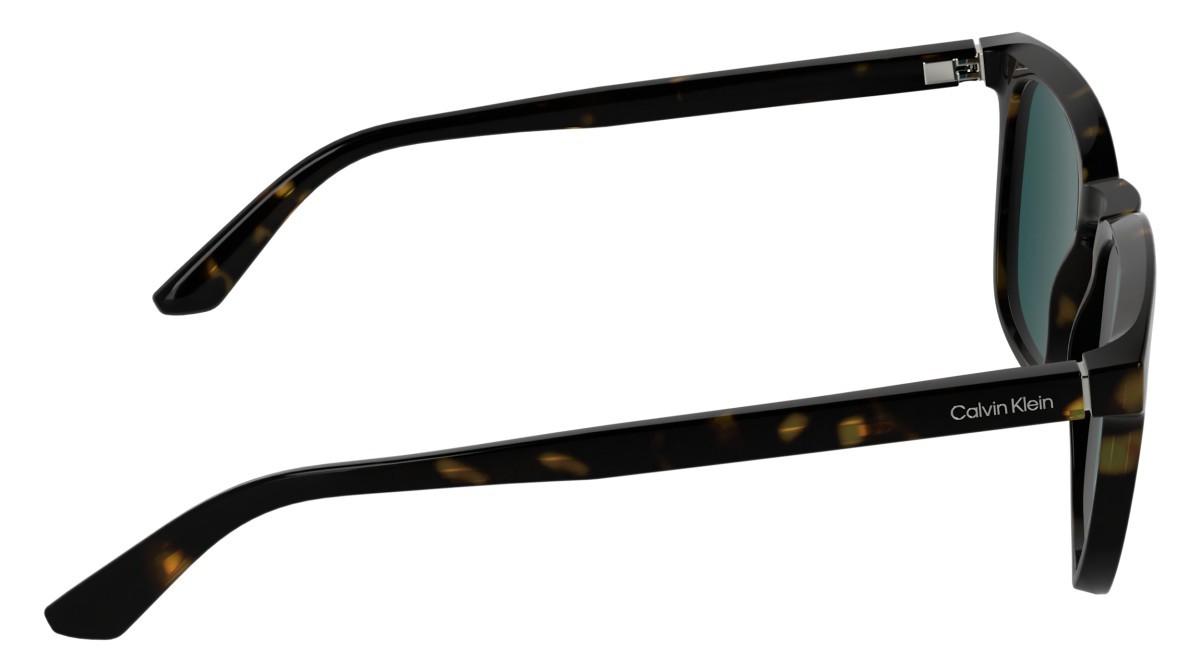 Sunglasses Calvin Klein CK25536S (235) color dark havana shape pantos lenses solid blue