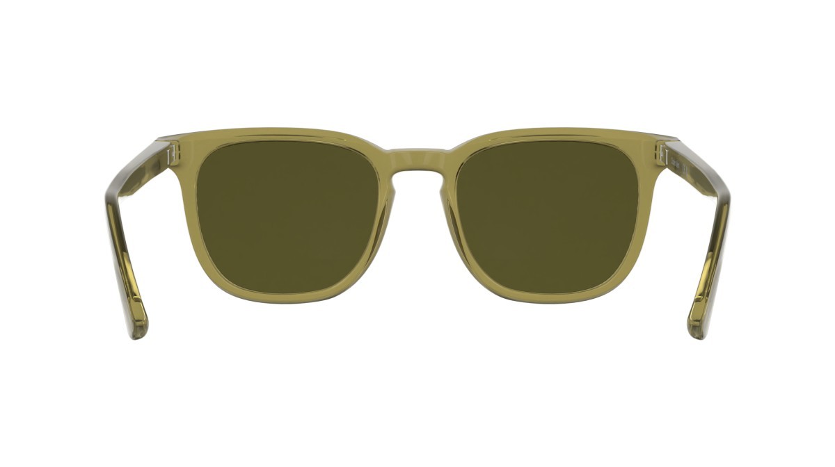 Occhiali da sole Calvin Klein CK25536S (240) colore transparent honey forma pantos lenti solid brown