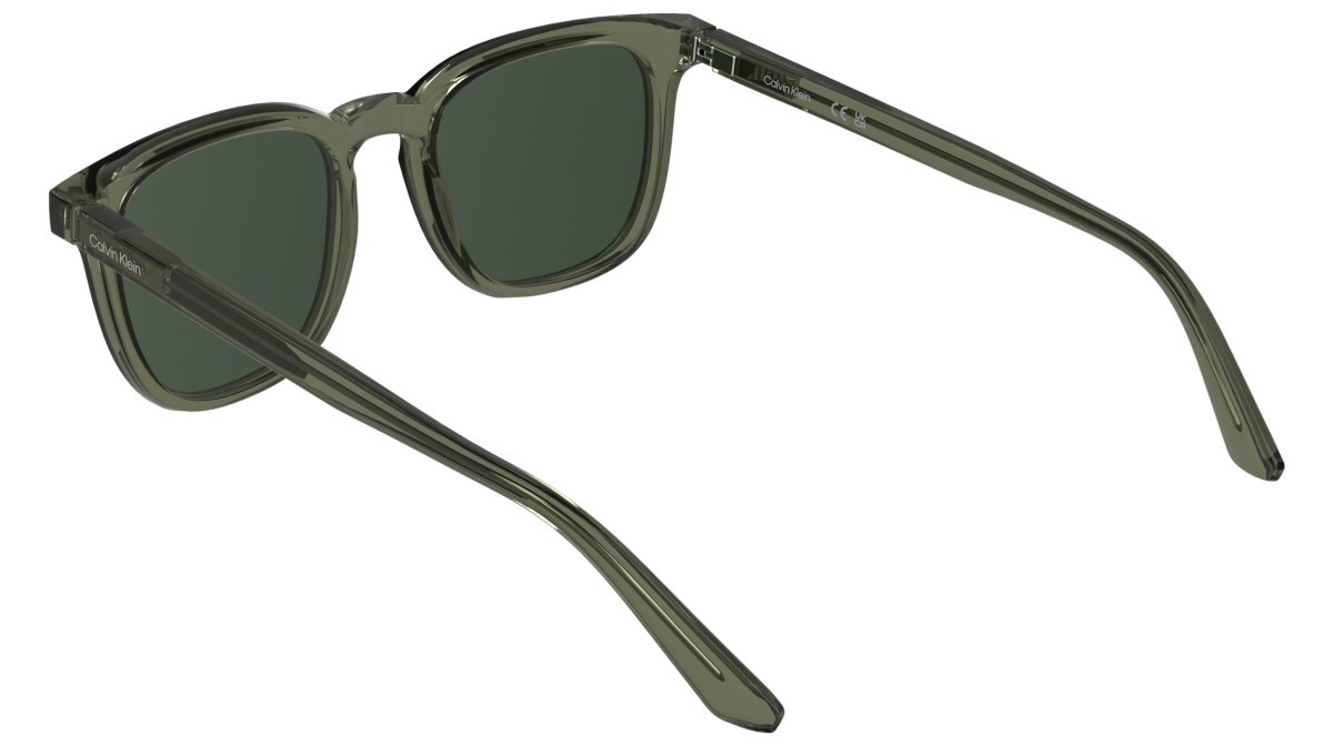 Sunglasses Calvin Klein CK25536S (330) color transparent khaki shape pantos lenses solid green