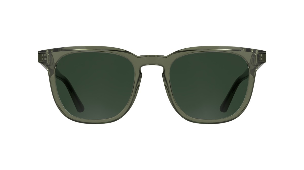Sunglasses Calvin Klein CK25536S (330) color transparent khaki shape pantos lenses solid green