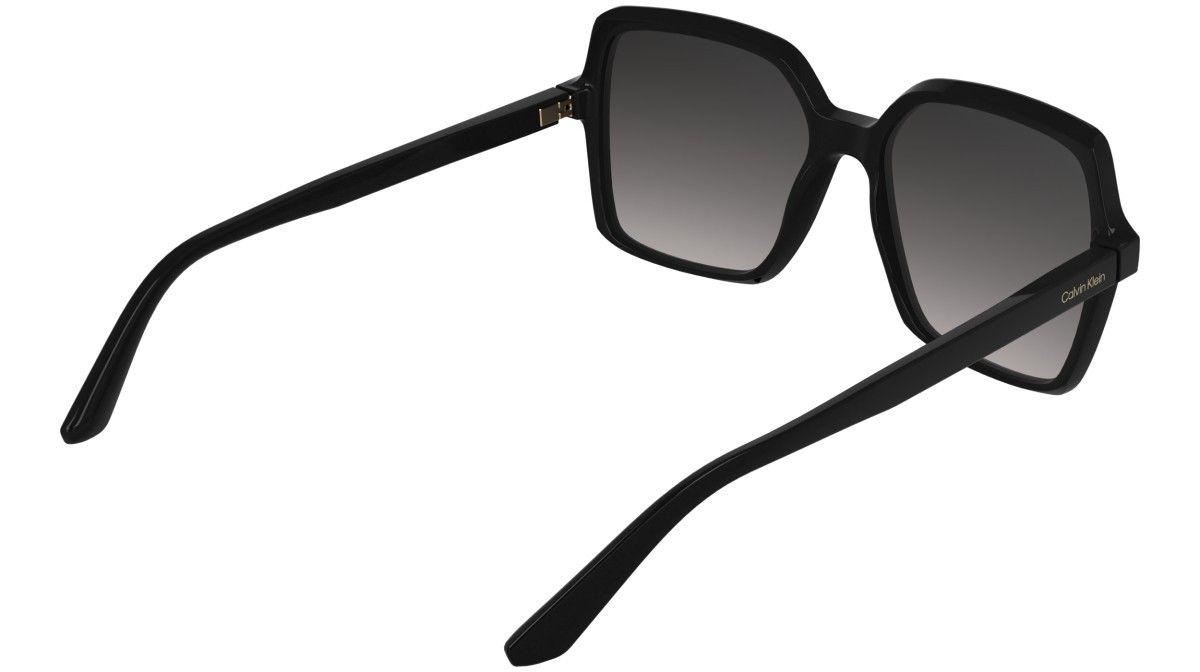 Sunglasses Calvin Klein CK25537S (001) color black shape butterfly lenses gradient smoke