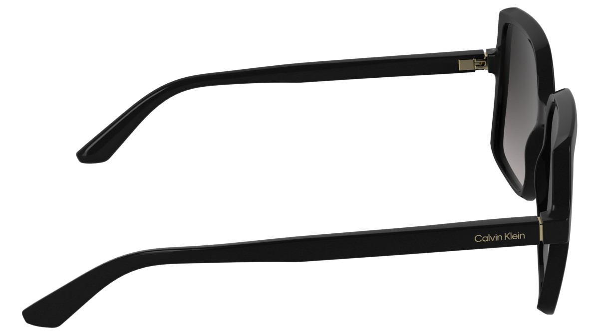 Sunglasses Calvin Klein CK25537S (001) color black shape butterfly lenses gradient smoke