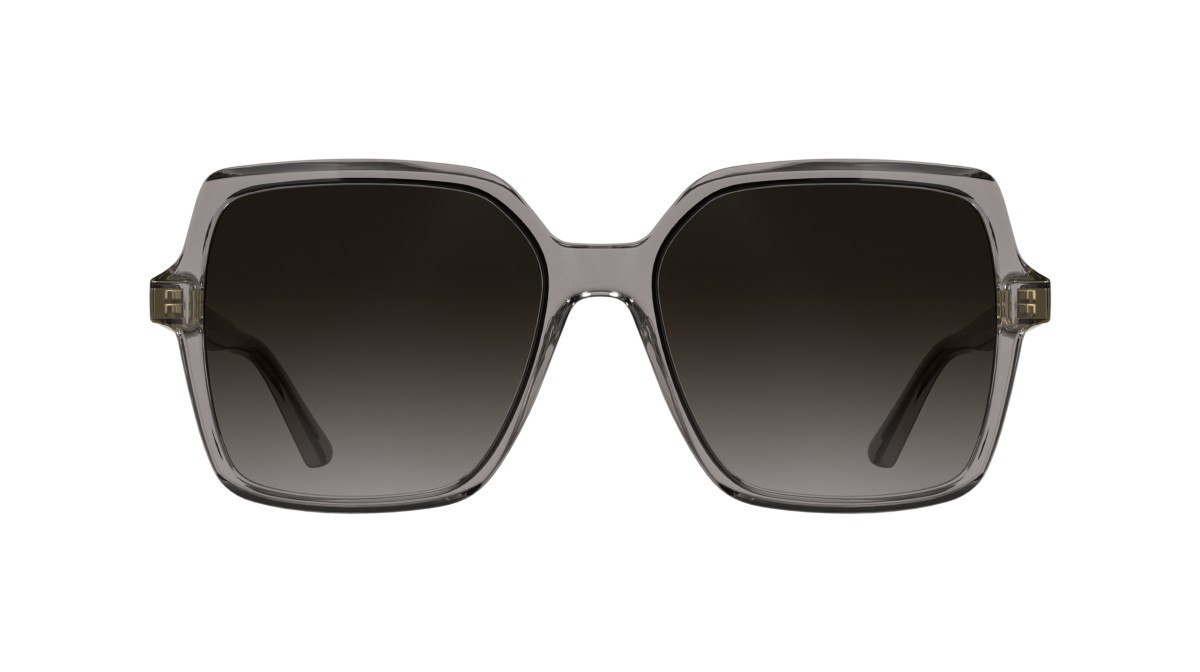 Sunglasses Calvin Klein CK25537S (260) color transparent taupe shape butterfly lenses gradient purple