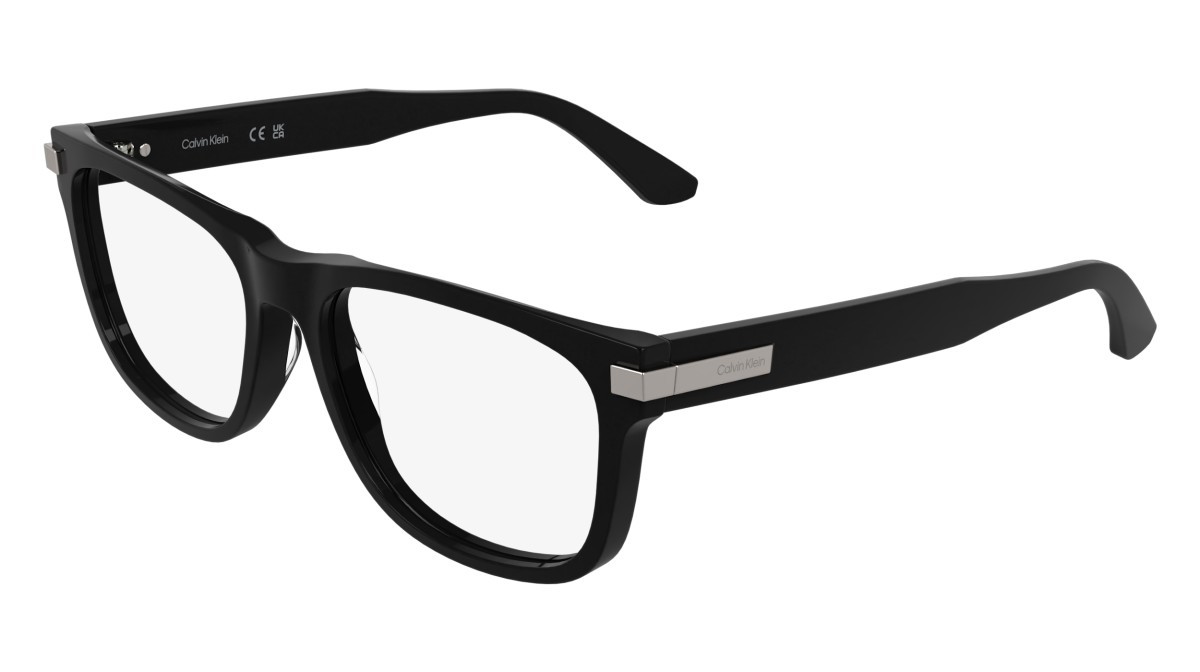 Eyeglasses Calvin Klein CK25540 (001) color black shape rectangle 