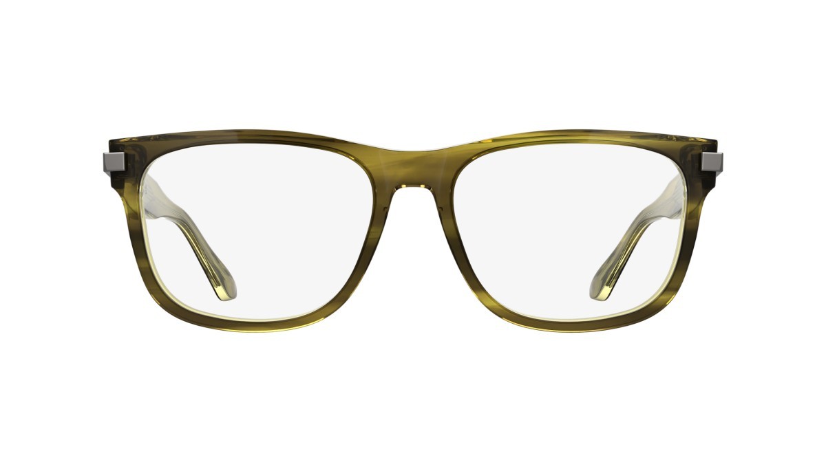 Eyeglasses Calvin Klein CK25540 (203) color transparent striped brown shape rectangle 