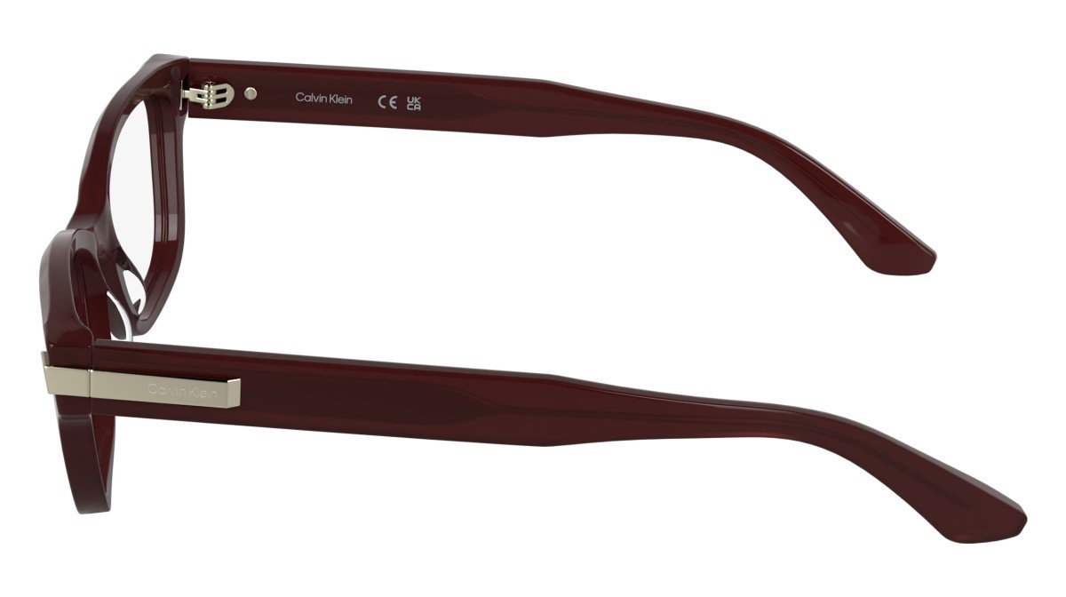 Eyeglasses Calvin Klein CK25541 (605) color opaline burgundy shape cat eye 