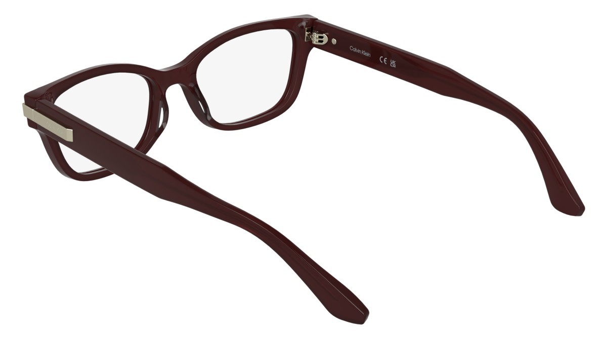Eyeglasses Calvin Klein CK25541 (605) color opaline burgundy shape cat eye 