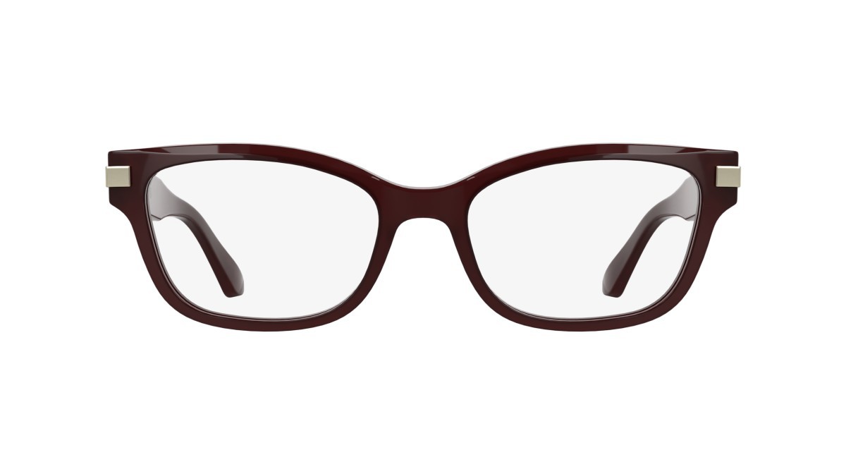 Eyeglasses Calvin Klein CK25541 (605) color opaline burgundy shape cat eye 