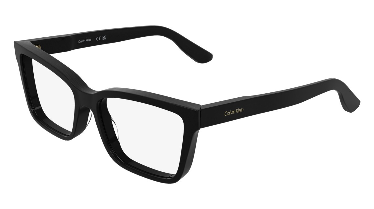 Eyeglasses Calvin Klein CK25543 (001) color black shape cat eye 