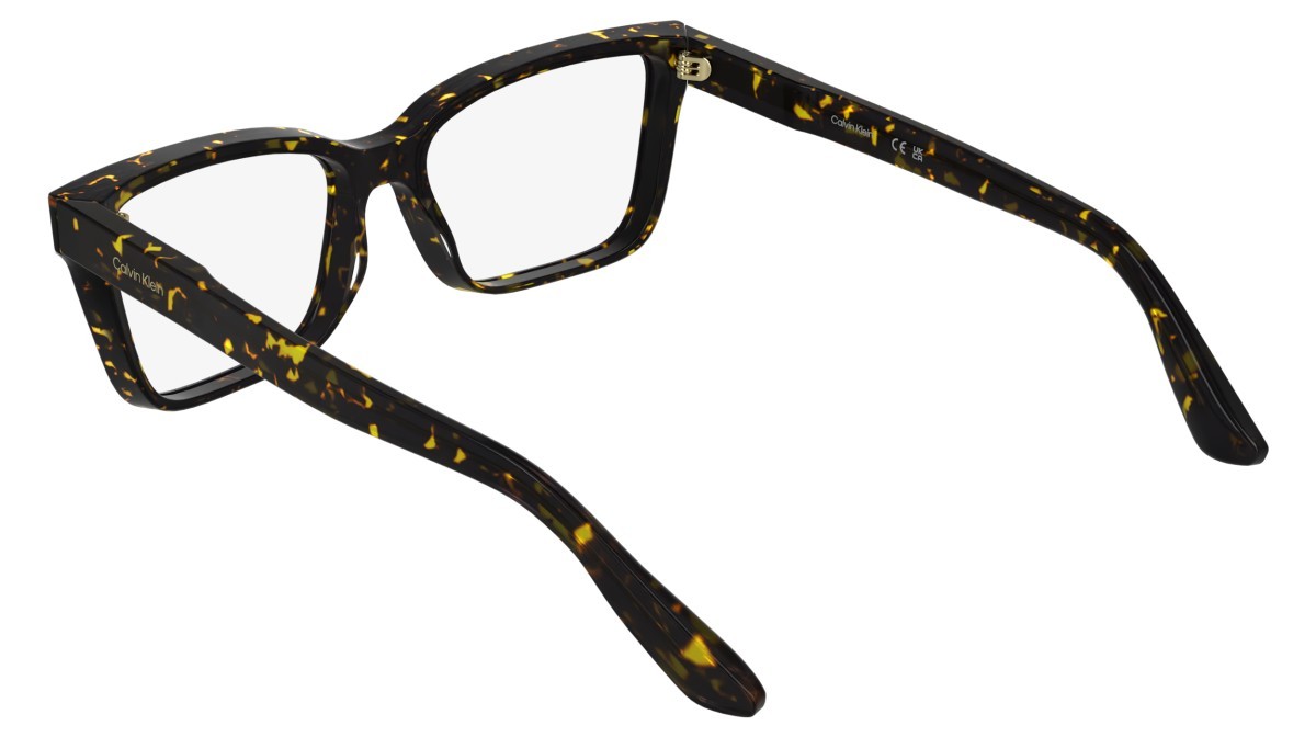 Eyeglasses Calvin Klein CK25543 (242) color yellow havana shape cat eye 