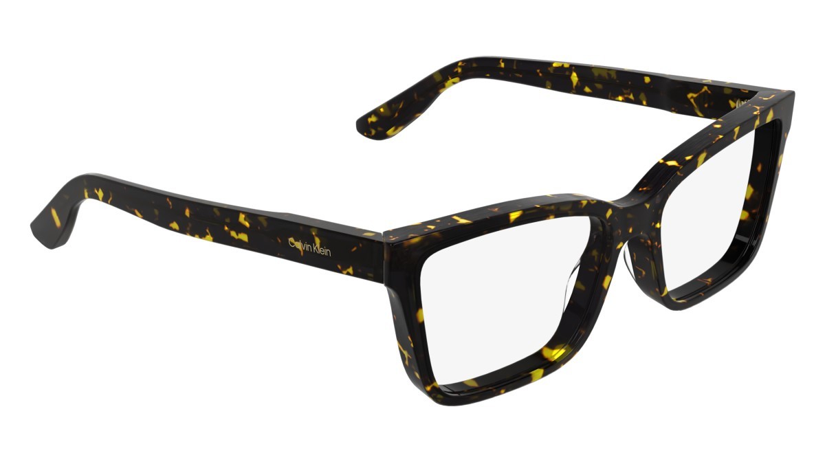 Eyeglasses Calvin Klein CK25543 (242) color yellow havana shape cat eye 