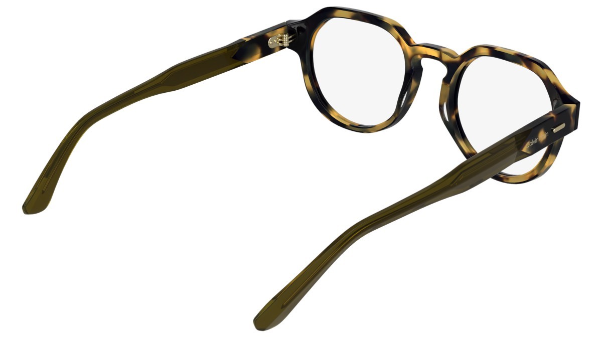 Occhiali da vista Calvin Klein CK25545 (242) colore yellow havana forma pantos 