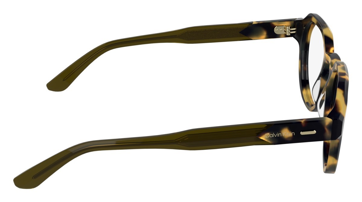 Occhiali da vista Calvin Klein CK25545 (242) colore yellow havana forma pantos 