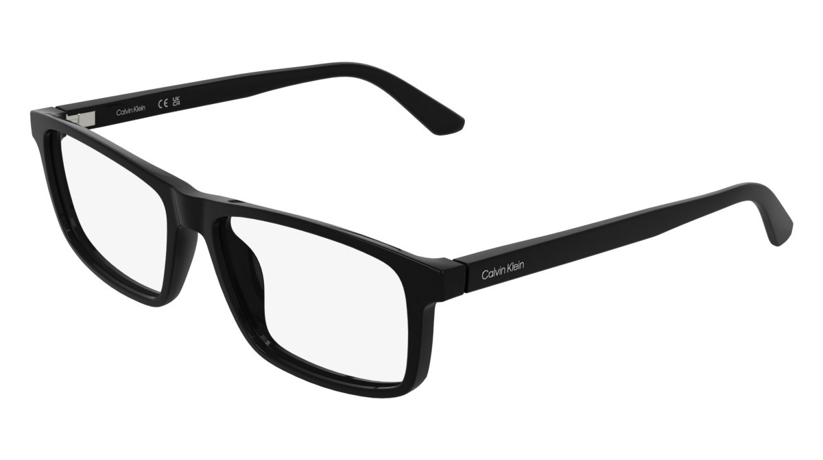 Eyeglasses Calvin Klein CK25546 (001) color black shape rectangle 