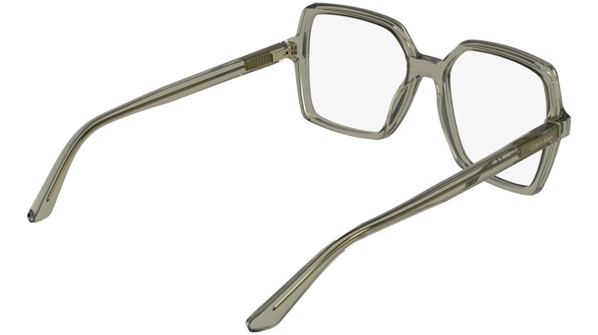 Eyeglasses Calvin Klein CK25547 (200) color transparent brown shape rectangle 