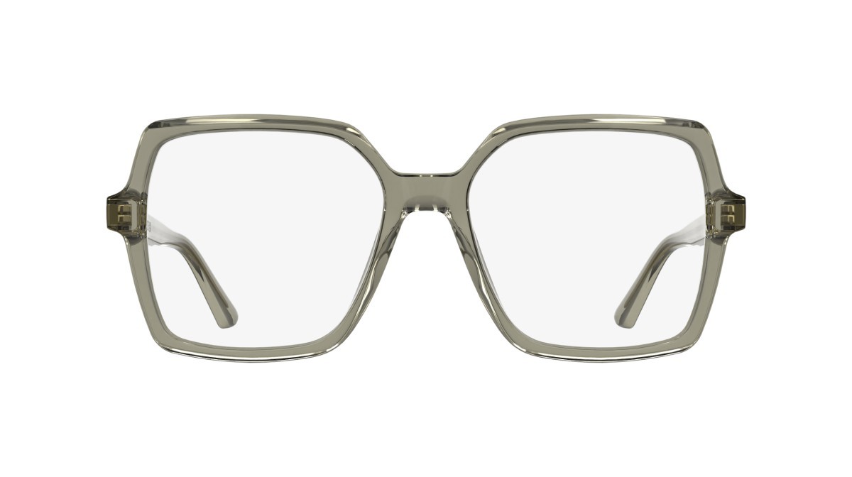 Eyeglasses Calvin Klein CK25547 (200) color transparent brown shape rectangle 