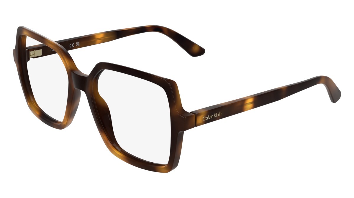 Occhiali da vista Calvin Klein CK25547 (240) colore havana forma rettangolare 