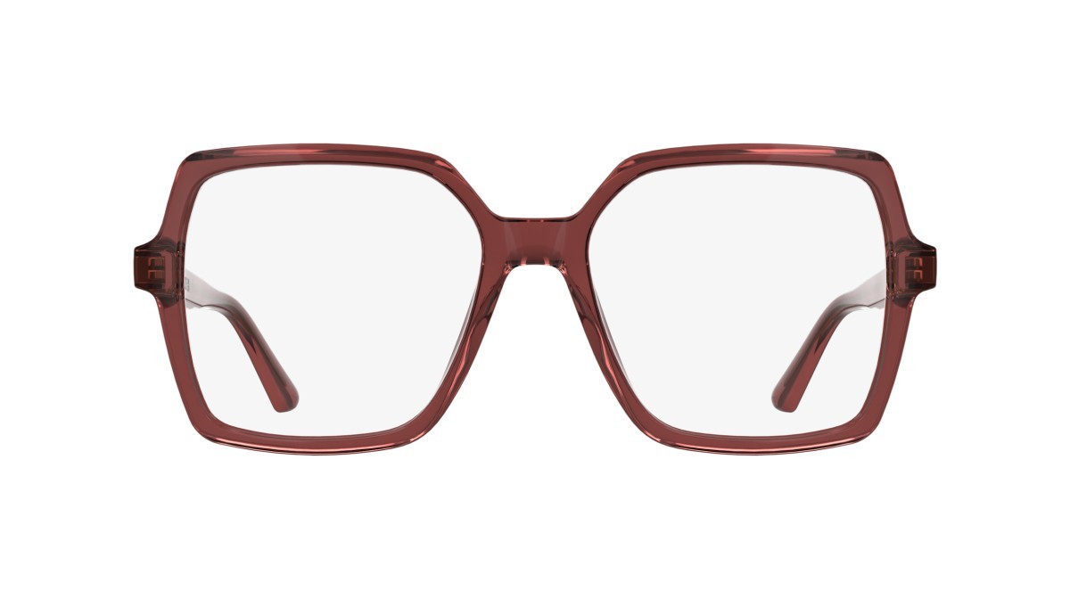 Eyeglasses Calvin Klein CK25547 (606) color transparent red shape rectangle 