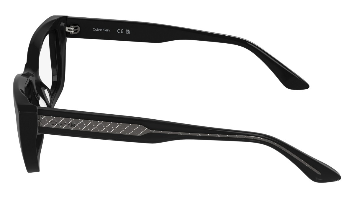 Eyeglasses Calvin Klein CK25549 (001) color black shape cat eye 