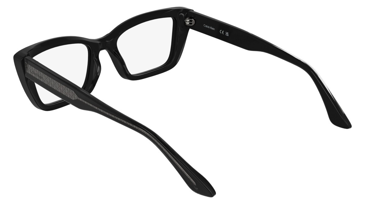 Eyeglasses Calvin Klein CK25549 (001) color black shape cat eye 