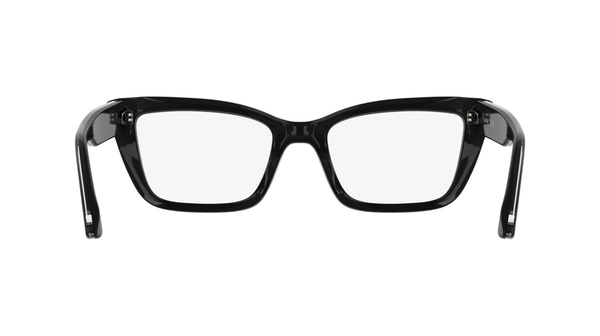 Eyeglasses Calvin Klein CK25549 (001) color black shape cat eye 