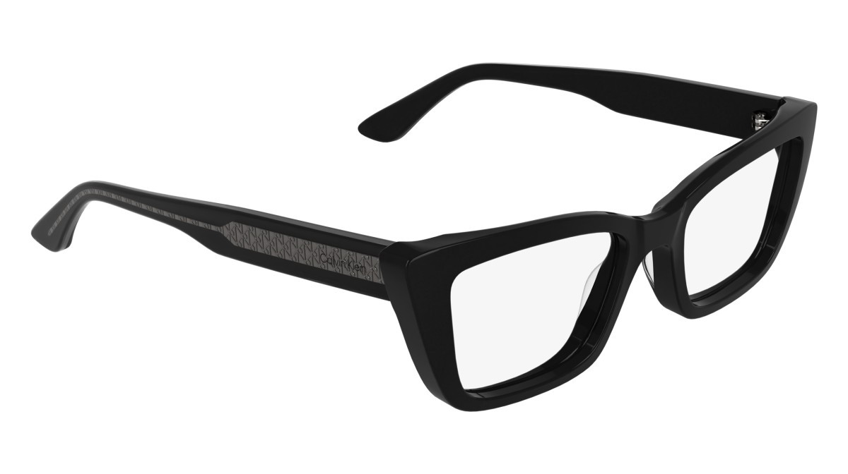 Eyeglasses Calvin Klein CK25549 (001) color black shape cat eye 