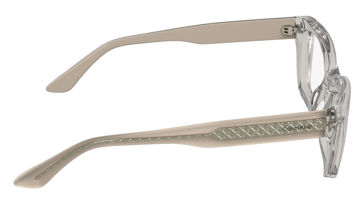 Occhiali da vista Calvin Klein CK25549 (601) colore transparent rose forma cat eye 