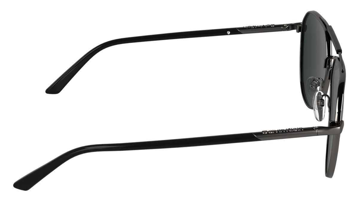 Sunglasses Calvin Klein CK26100S (070) color dark ruthenium shape aviator lenses solid grey