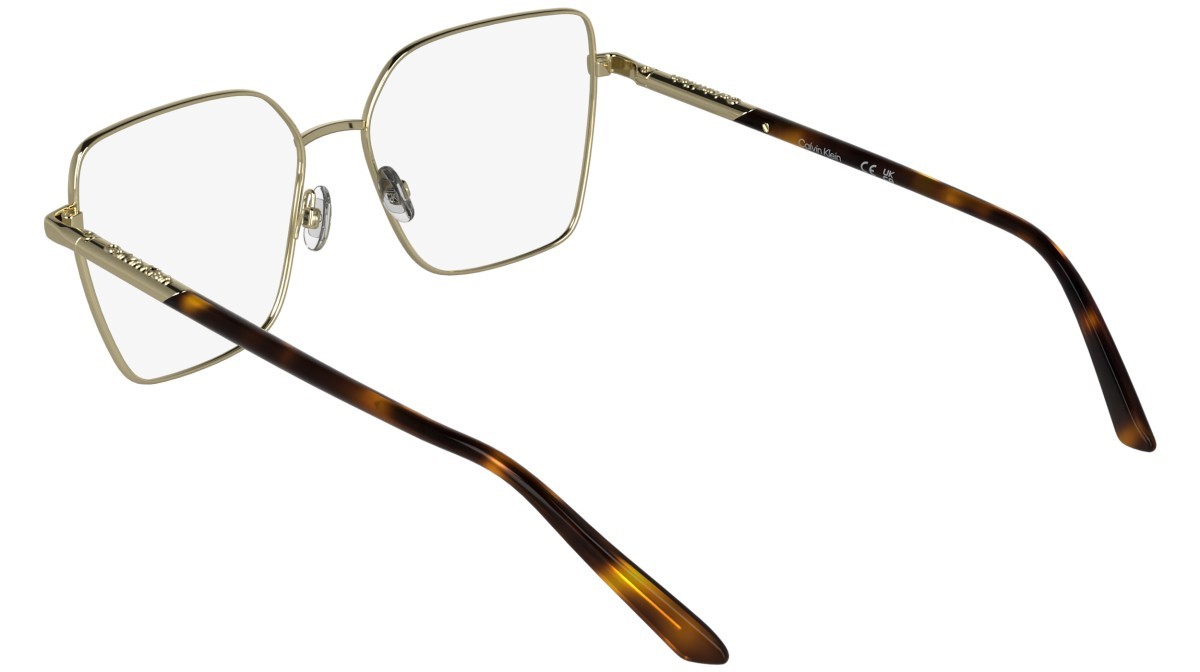 Eyeglasses Calvin Klein CK26102 (715) color medium gold shape butterfly 