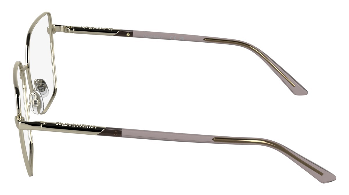 Eyeglasses Calvin Klein CK26102 (716) color light gold shape butterfly 