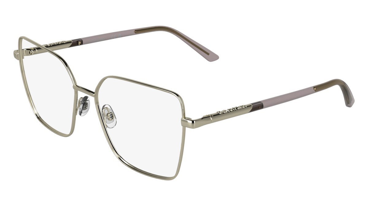 Eyeglasses Calvin Klein CK26102 (716) color light gold shape butterfly 