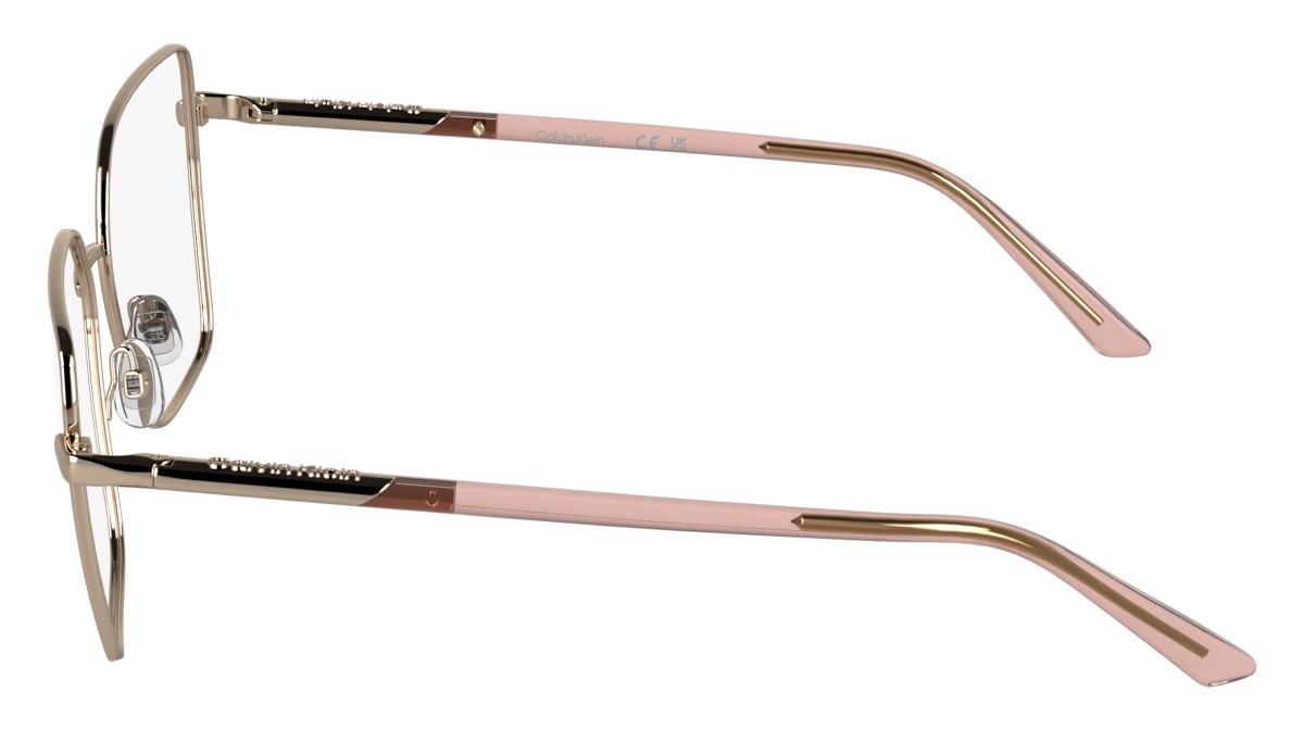 Brillen Calvin Klein CK26102 (770) farbe rose gold form schmetterling 