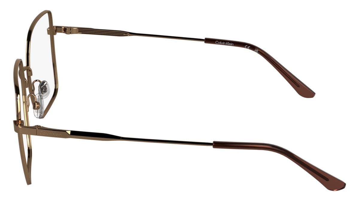 Eyeglasses Calvin Klein CK26103 (771) color amber gold shape butterfly 