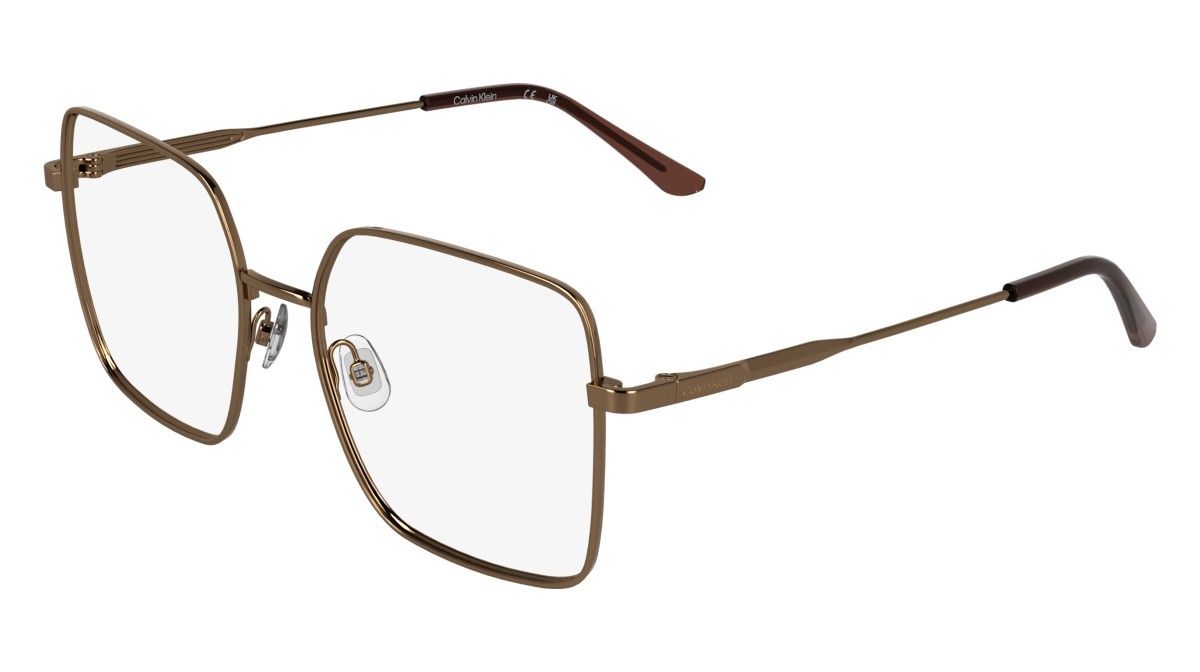 Eyeglasses Calvin Klein CK26103 (771) color amber gold shape butterfly 