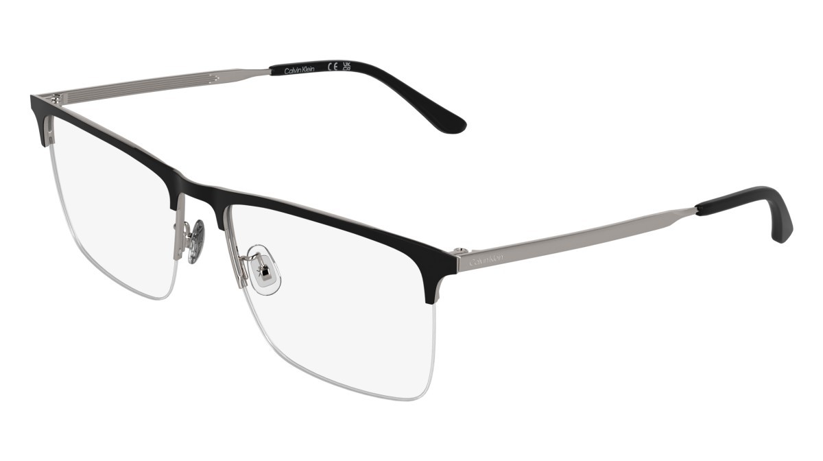 Eyeglasses Calvin Klein CK26104 (002) color matte black shape rectangle 