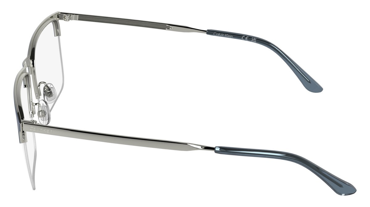 Eyeglasses Calvin Klein CK26104 (400) color matte blue shape rectangle 