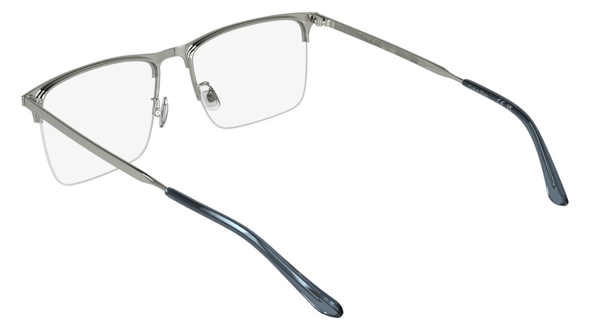 Eyeglasses Calvin Klein CK26104 (400) color matte blue shape rectangle 