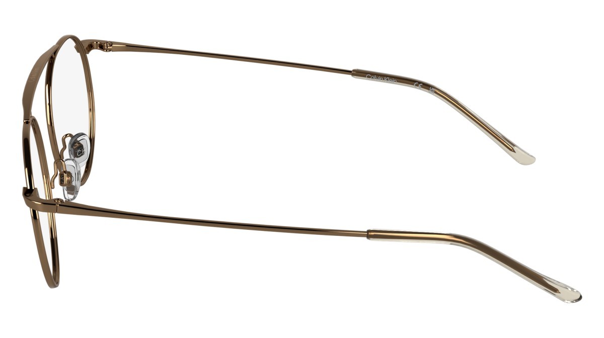 Eyeglasses Calvin Klein CK26105T (771) color amber gold shape round 