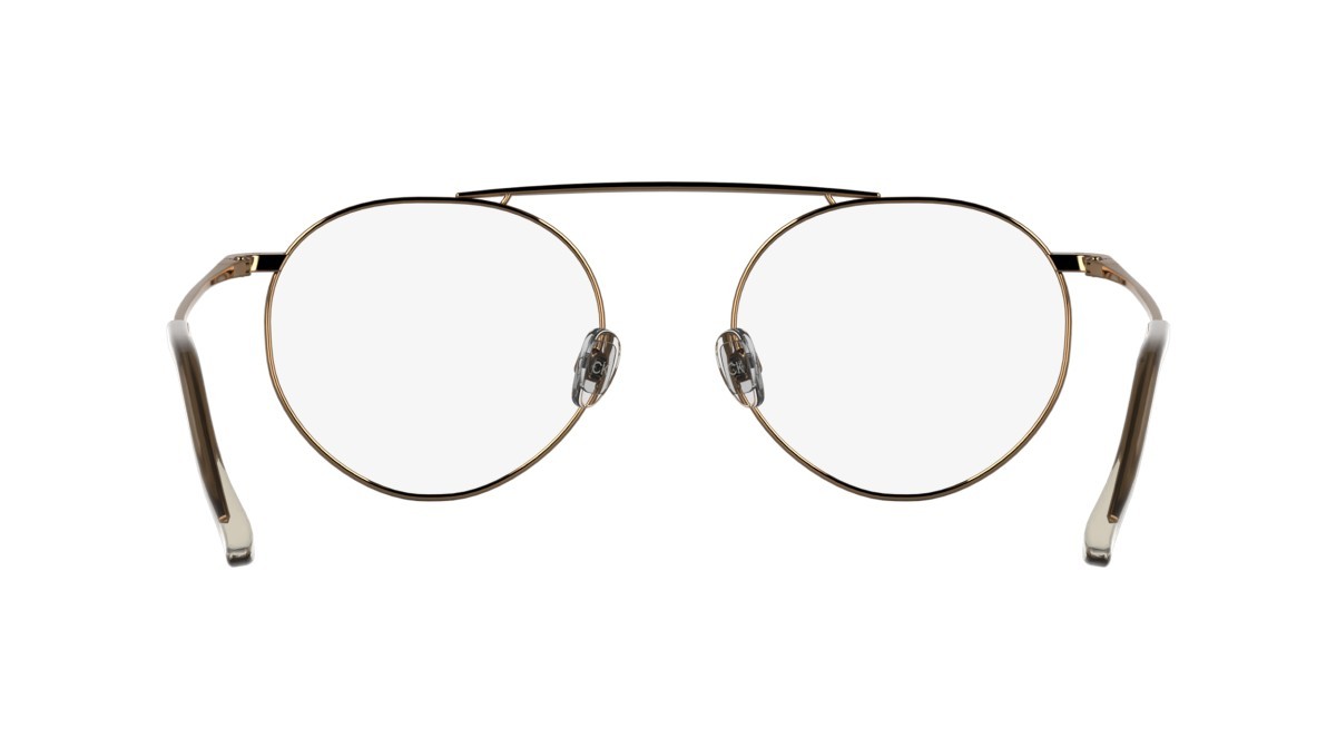 Eyeglasses Calvin Klein CK26105T (771) color amber gold shape round 