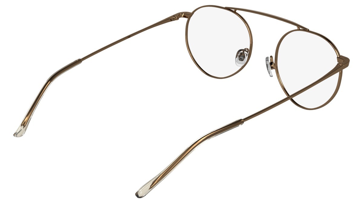 Eyeglasses Calvin Klein CK26105T (771) color amber gold shape round 