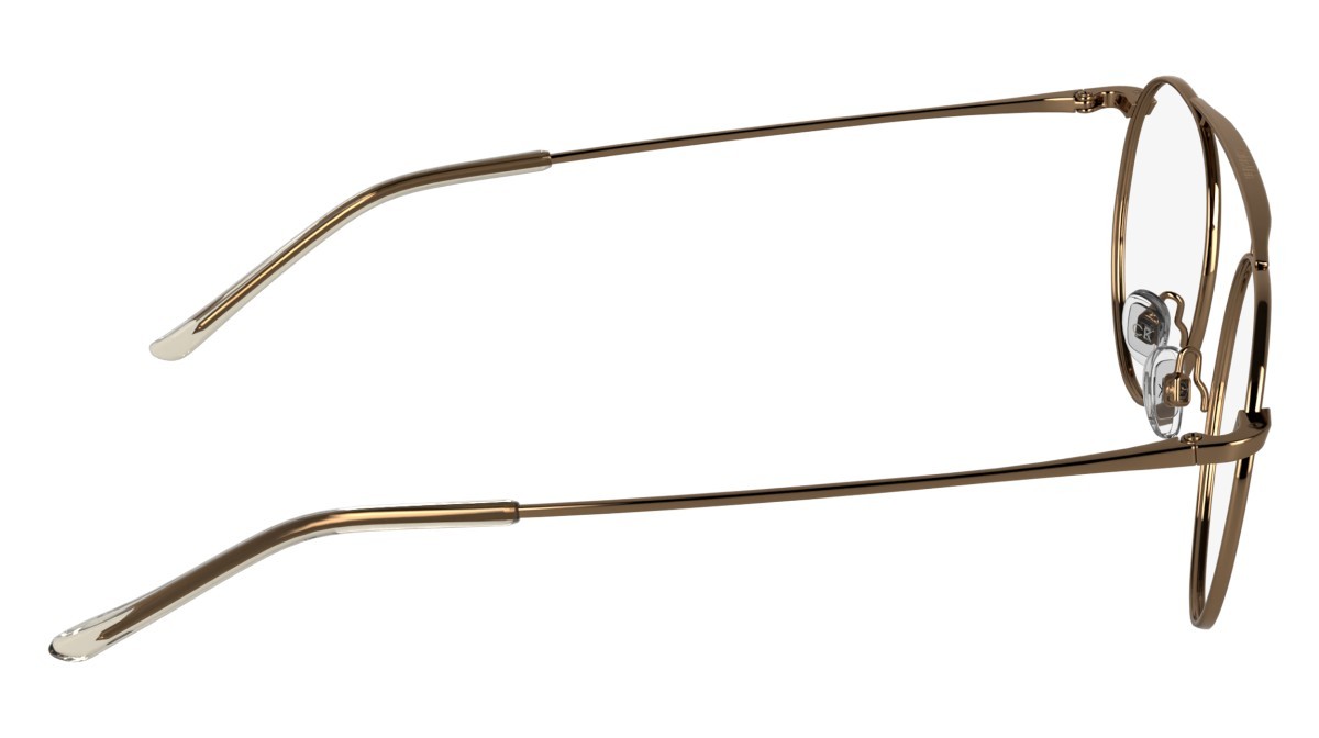 Eyeglasses Calvin Klein CK26105T (771) color amber gold shape round 