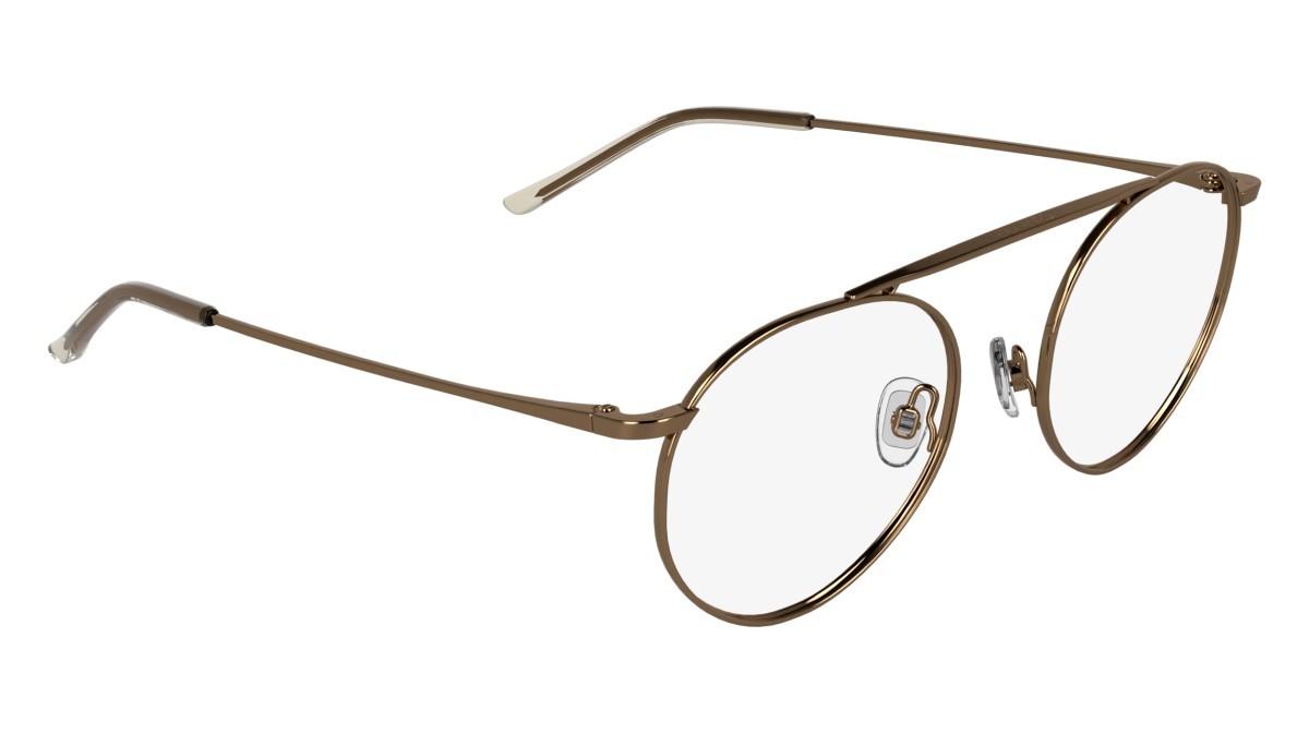 Eyeglasses Calvin Klein CK26105T (771) color amber gold shape round 
